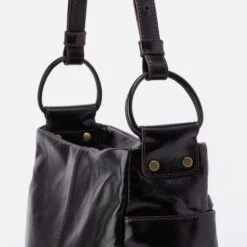 Sheila Crossbody In Polished Leather - Black -Hobo Sales Store VI 35923BLK 05