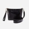 Ashe Crossbody In Polished Leather - Black