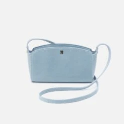 Jesse Crossbody In Polished Leather - Cornflower