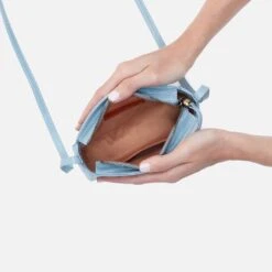 Jesse Crossbody In Polished Leather - Cornflower -Hobo Sales Store VI 35930CFLW 03