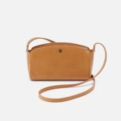 Jesse Crossbody In Polished Leather - Natural