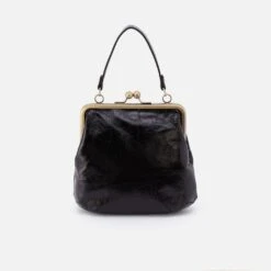 Alba Crossbody In Polished Leather - Black -Hobo Sales Store VI 35931BLK 05