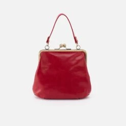 Alba Crossbody In Polished Leather - Claret -Hobo Sales Store VI 35931CLRT 05