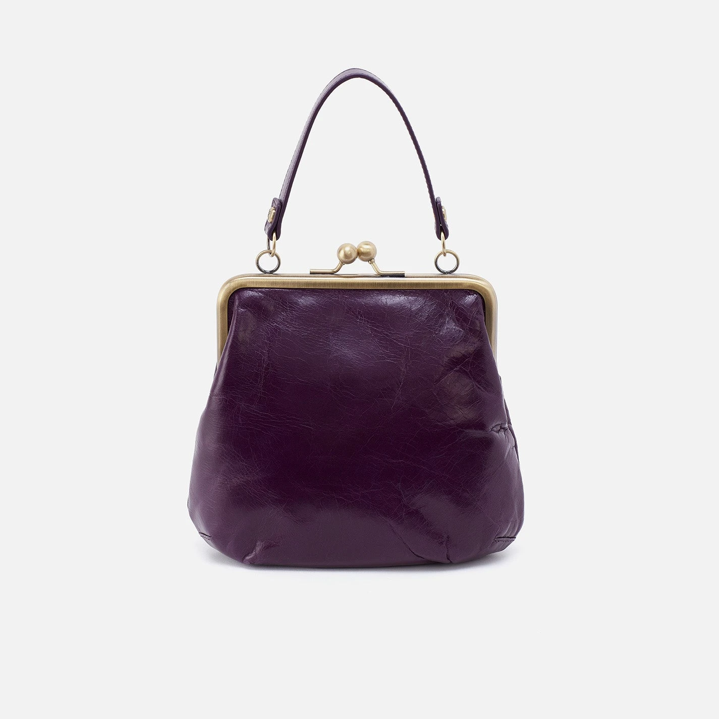 Alba Crossbody In Polished Leather - Deep Purple 6 Alba Crossbody In Polished Leather - Deep Purple - Image 6