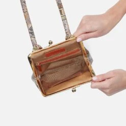 Alba Crossbody In Printed Leather - Opal Snake Print 7 Alba Crossbody In Printed Leather - Opal Snake Print -Hobo Sales Store VI 35931OSNK 03