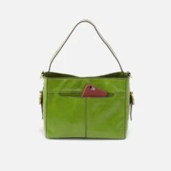 Render Small Crossbody In Polished Leather - Garden Green -Hobo Sales Store VI 35933GDGR 05