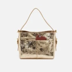 Render Small Crossbody In Metallic Leather - Gilded Marble -Hobo Sales Store VI 35933GLMB 05